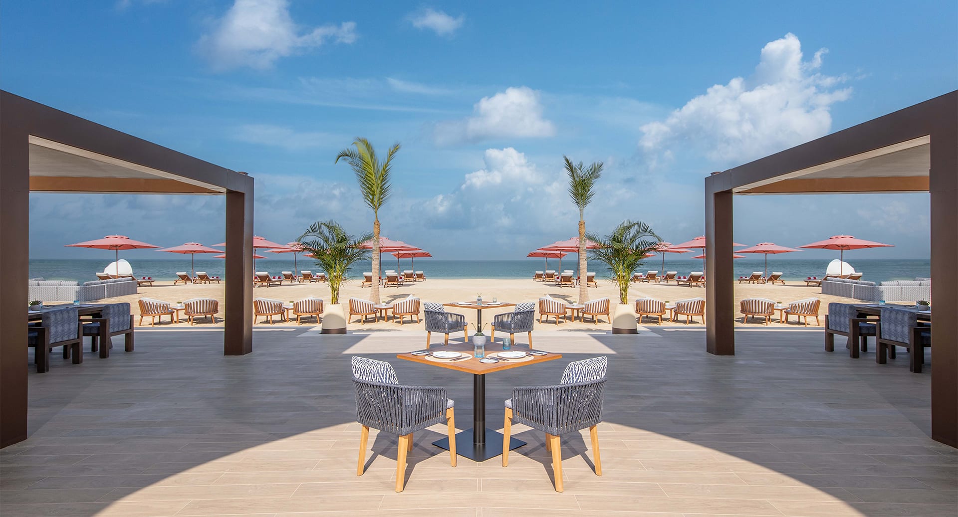 Beach club hero