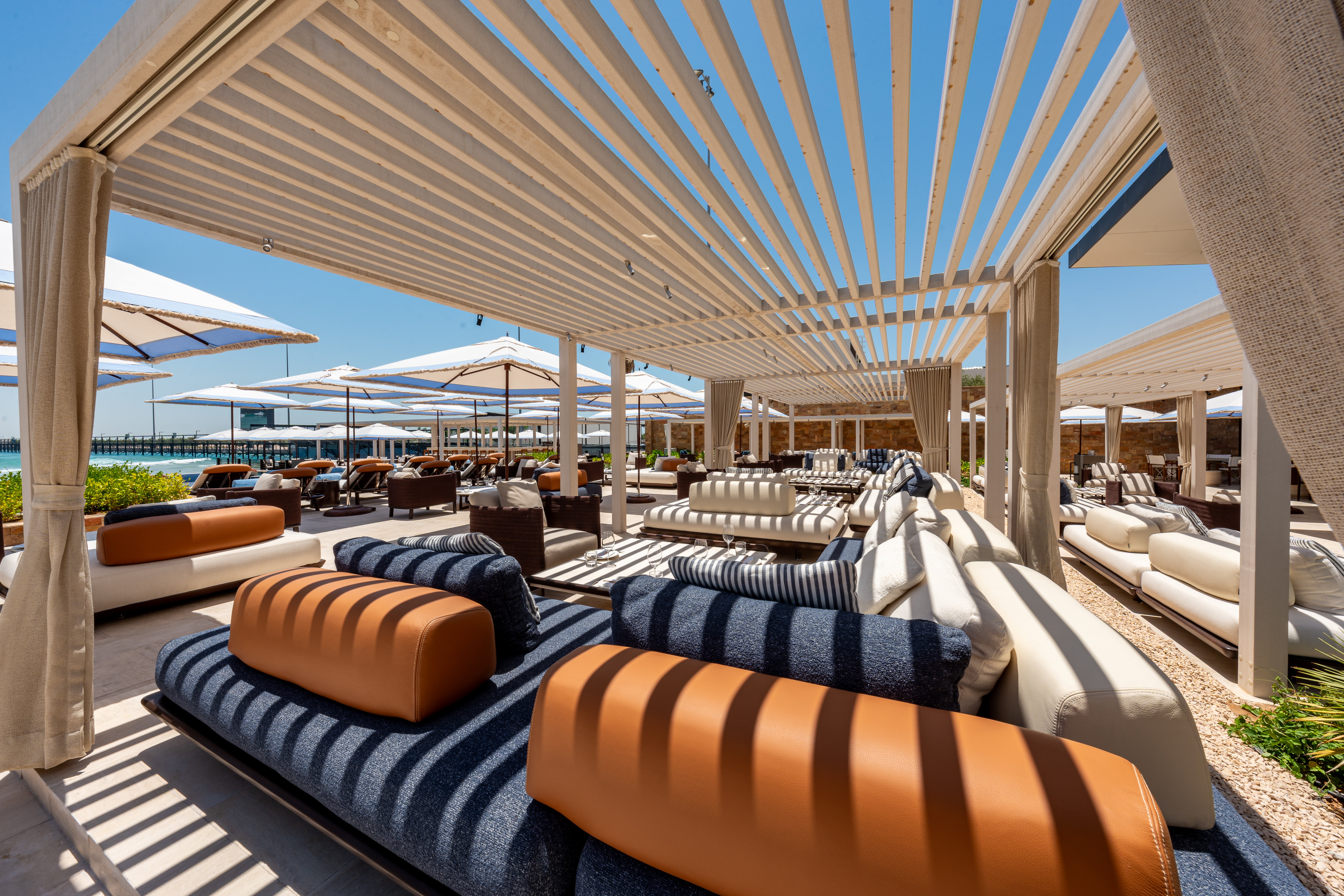 Beach club hero