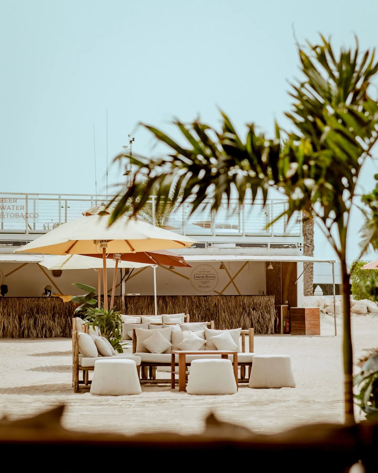 Beach club hero
