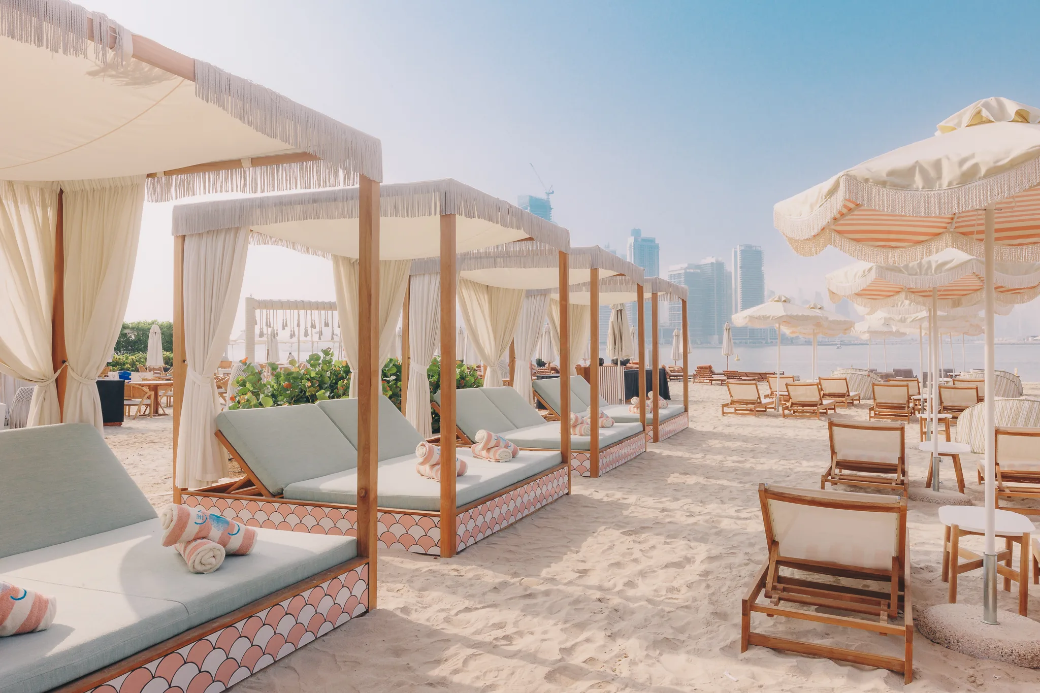Beach club hero