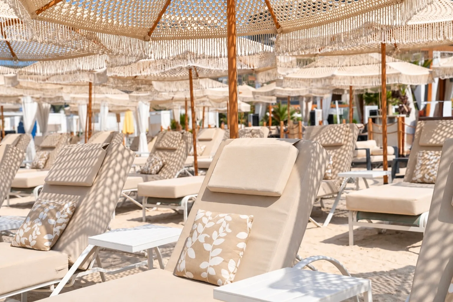 Beach club hero