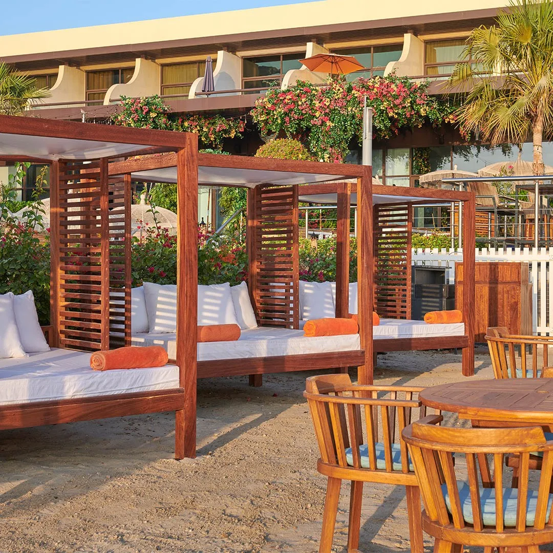 Beach club hero
