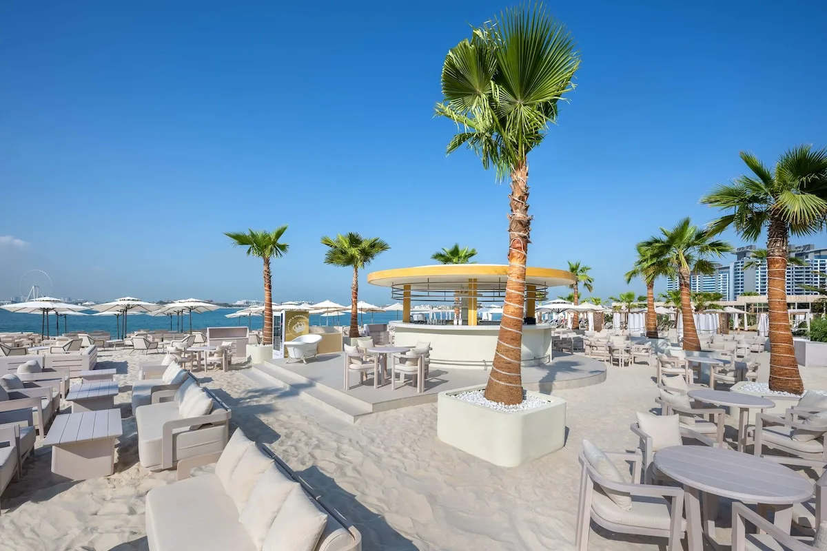 Beach club hero