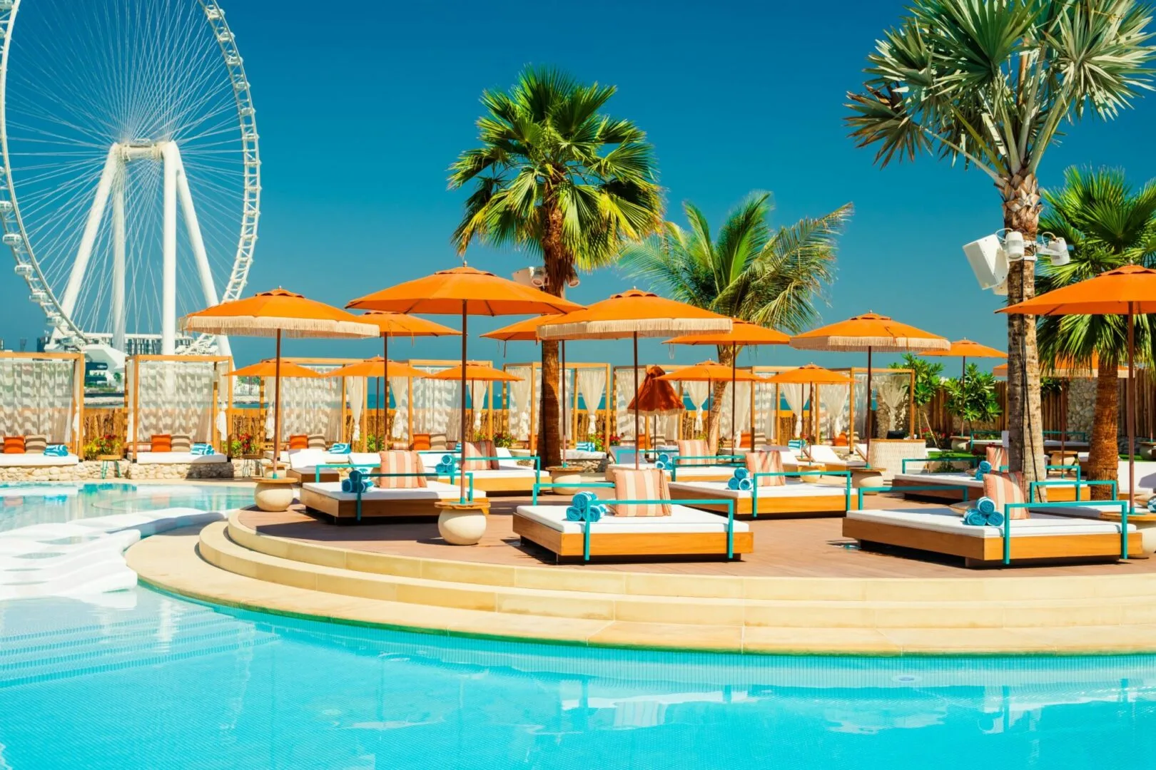 Beach club hero