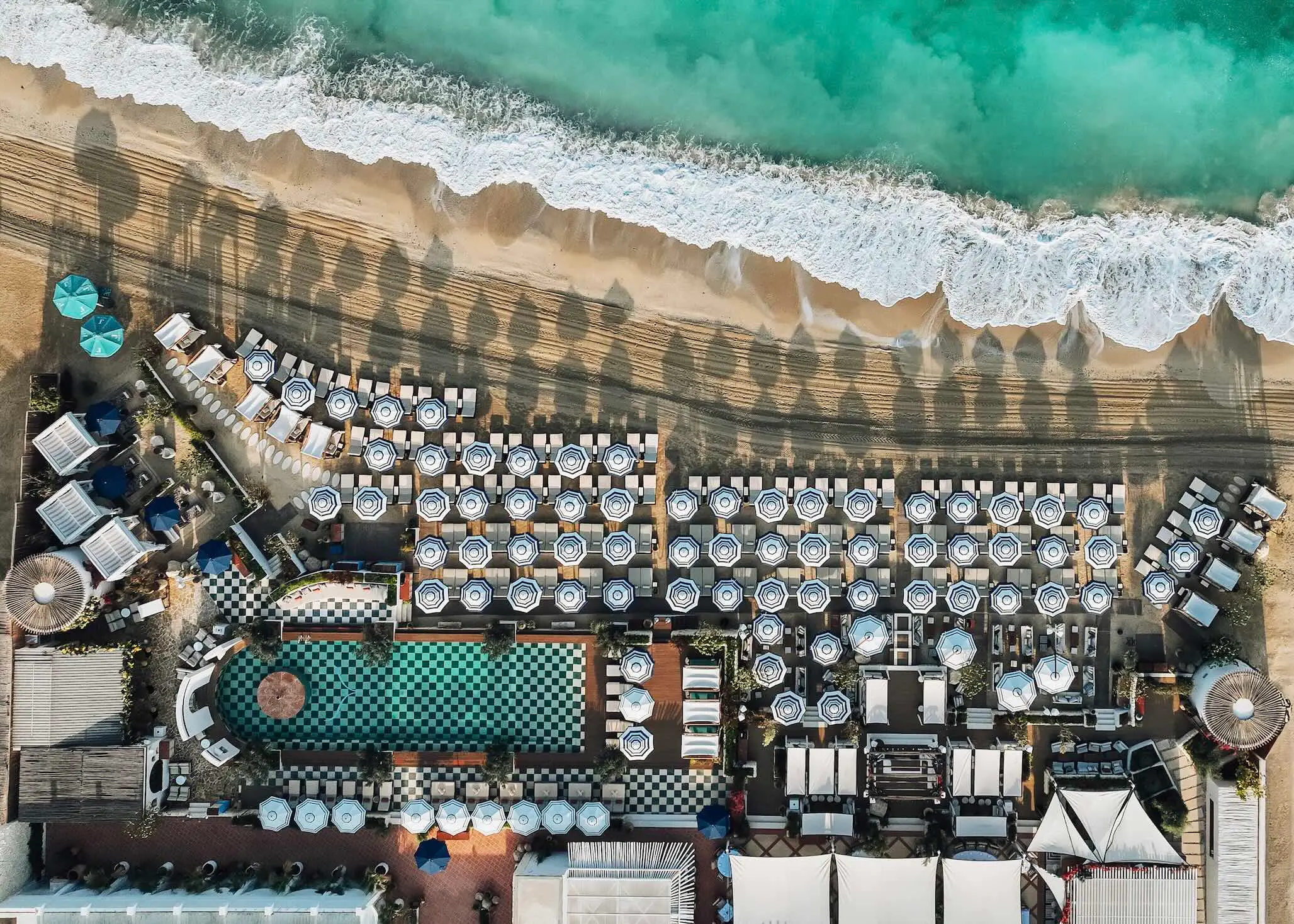Beach club hero
